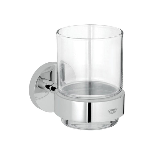 GROHE ESSENTIALS GLASS WITH HOLDER - 40447001