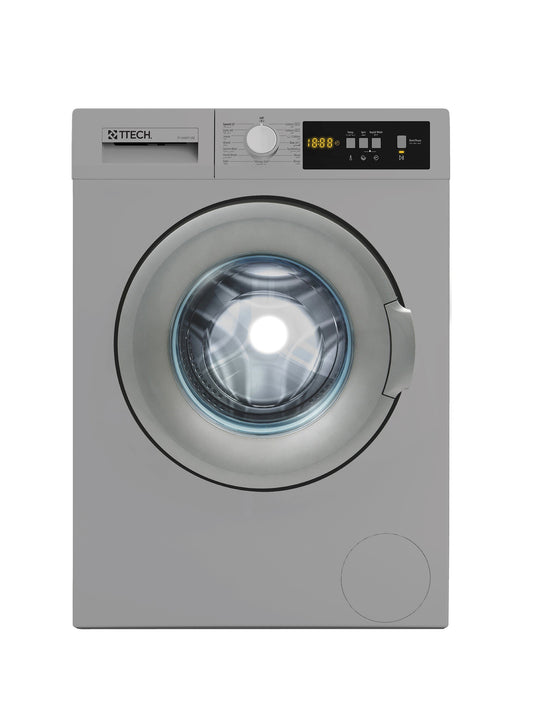 T-TECH WASHER 7.0 KG, MODEL TT-1049CT1/DS,  A+++ SHRINK PACK, 1000 RPM, COCHEN T1 CONTROL PANEL STANDARD BODY, DARK SILVER COLOR
