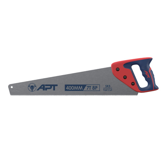 APT HAND SAW FOR WOOD APT NEW PLASTIC&RUBBER HANDLE 450MM-AH0121130-18-5013D-18"
