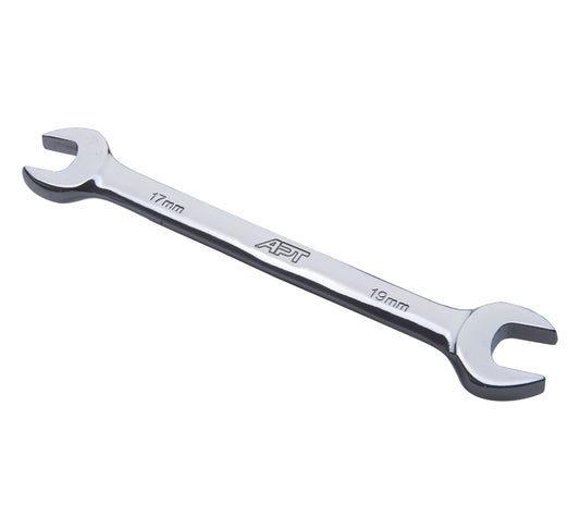APT DOUBLE OPEN END WRENCH BRIGHT SATIN FINISH PP CARD HOLDER CR-V 10X11MM-AH251401-10X11