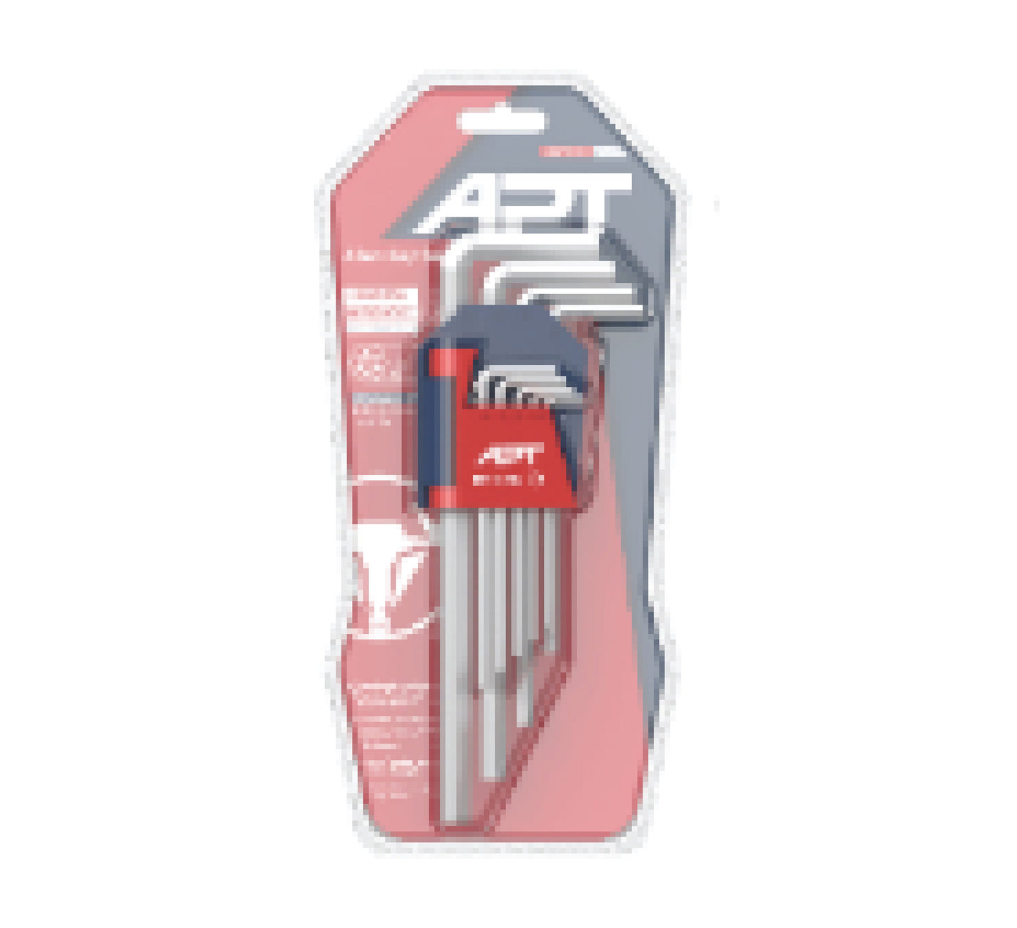 APT ALLEN KEY FLAT HEAD LONG 08.0MM-6150CRV10PCS/BAG-AH51151-8