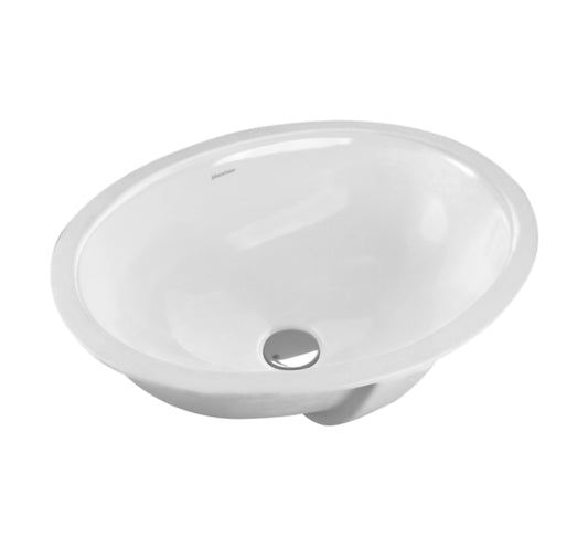 JIKA LIPSY BUILT-IN WASHBASIN WITHOUT LOGO, WITHOUT TAPHOLE, WITH OVERFLOW, TOP EDGE GRINDED 57X41 CM - 8.1129.1.000.020.1