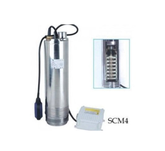 SPCO MULTISTAGE SUBMERSIBLE PUMP SCM 4A (WITH FLOAT SWITCH) 0.75KW, 1X240VX50HZ