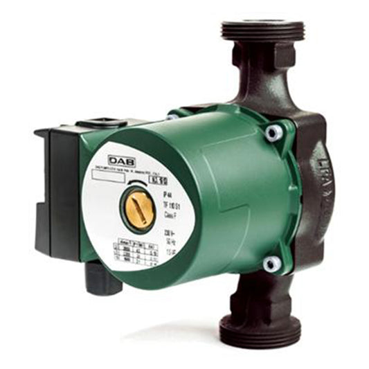 DAB INLINE CIRCULATION PUMP VA 65/180M, 230V/50HZ, CAST IRON BODY & BRASS UNION KIT 1 inch (6M HEAD)