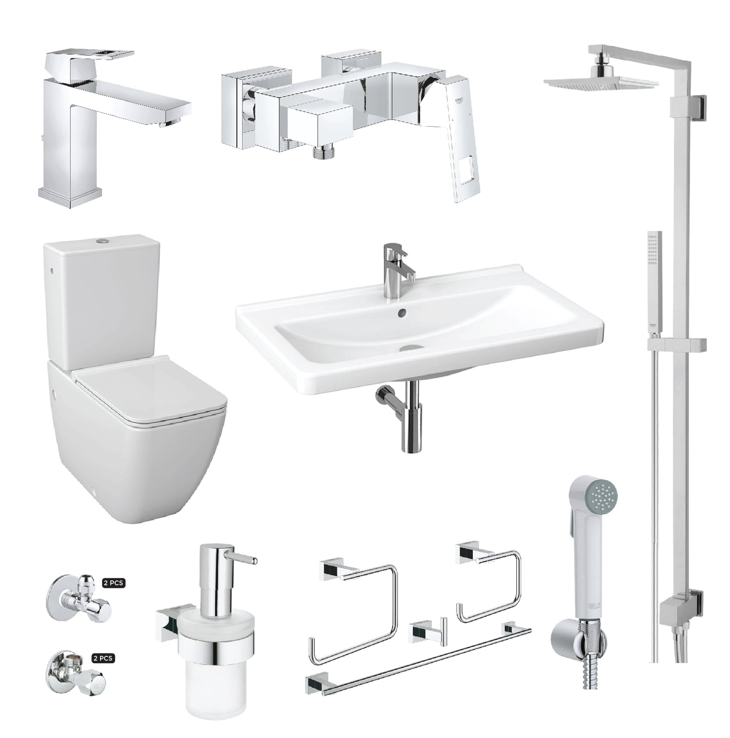 مجموعة JIKA PURE + GROHE EUROCUBE