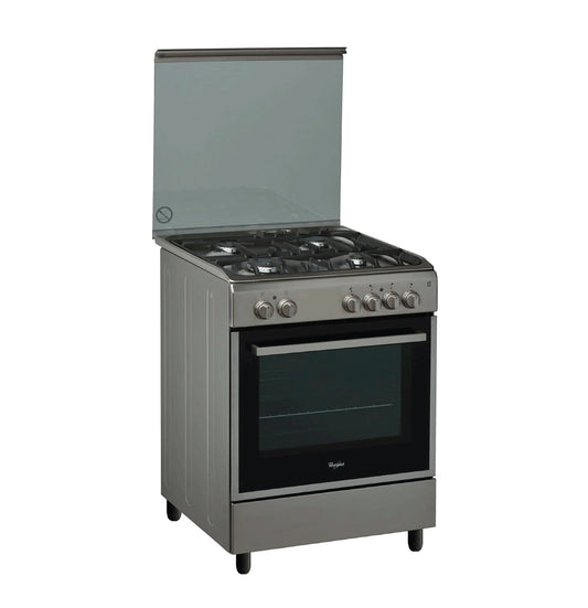 WHIRLPOOL GAS COOKER 60X60 WITH TRIPLE BURNER IGNITION - ACMT 6310/IX