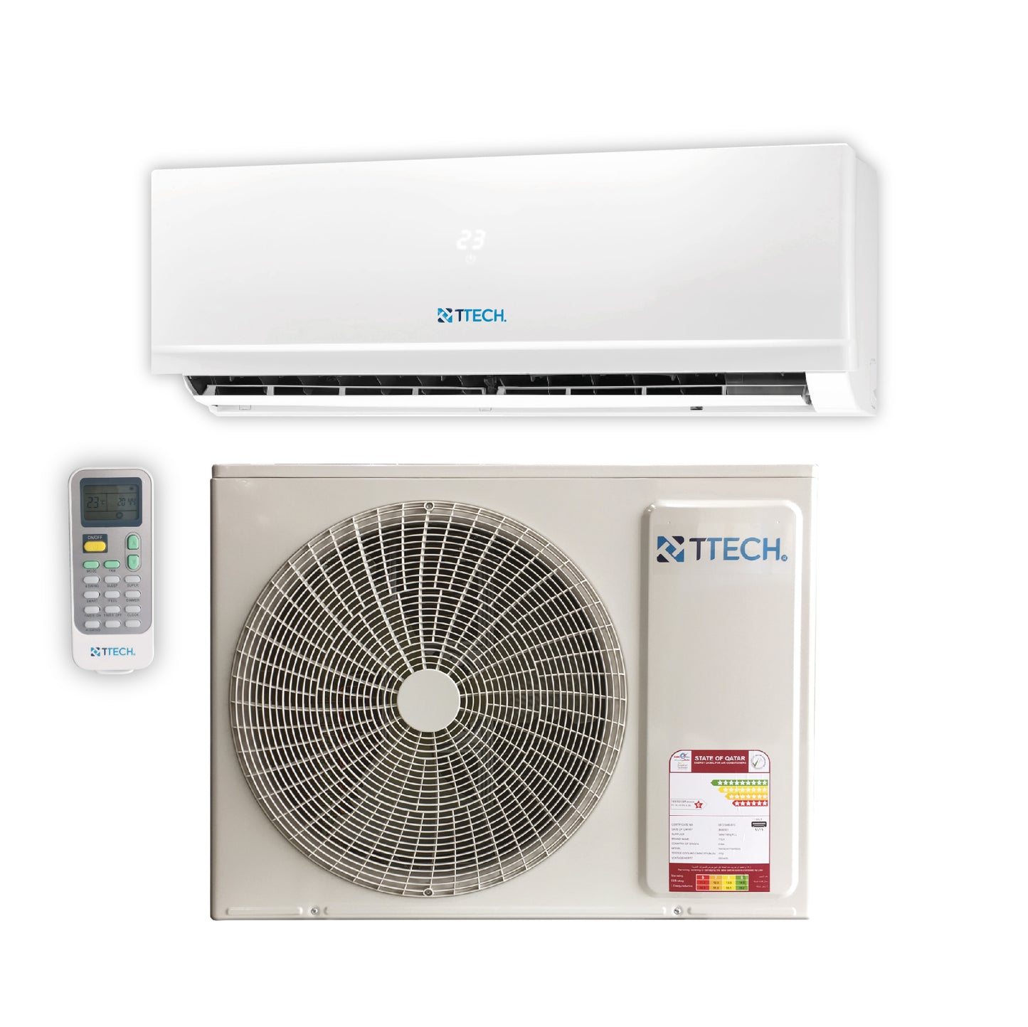 T-TECH SPLIT AC 2.5 TON R410A