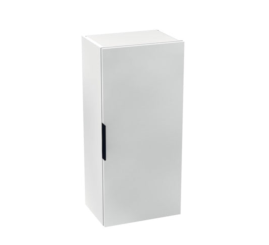 JIKA CUBE MEDIUM CABINET WITH BLACK HANDLES 750X345X250 MM WHITE - 4.5371.1.176.300.1