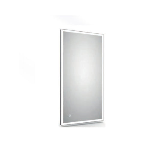 DUBIEL VITRUM RECTANGLE MIRROR, 3MM MIRROR THICKNESS, VERTICAL/HORIZONTAL FIXING FLOAT GLASS 1000X500MM - B.PS50/100