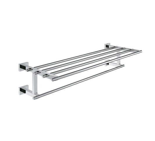 GROHE ESSENTIALS CUBE TOWEL HOLDER W. SHELF 600 - 40512000