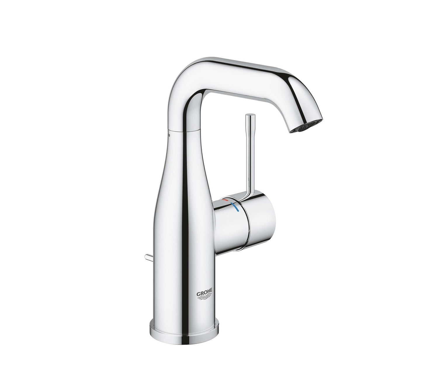 GROHE ESSENCE NEW OHM BASIN MIXER U SPOUT, MEDIUM SIZE - 23462001 - Tadmur Trading