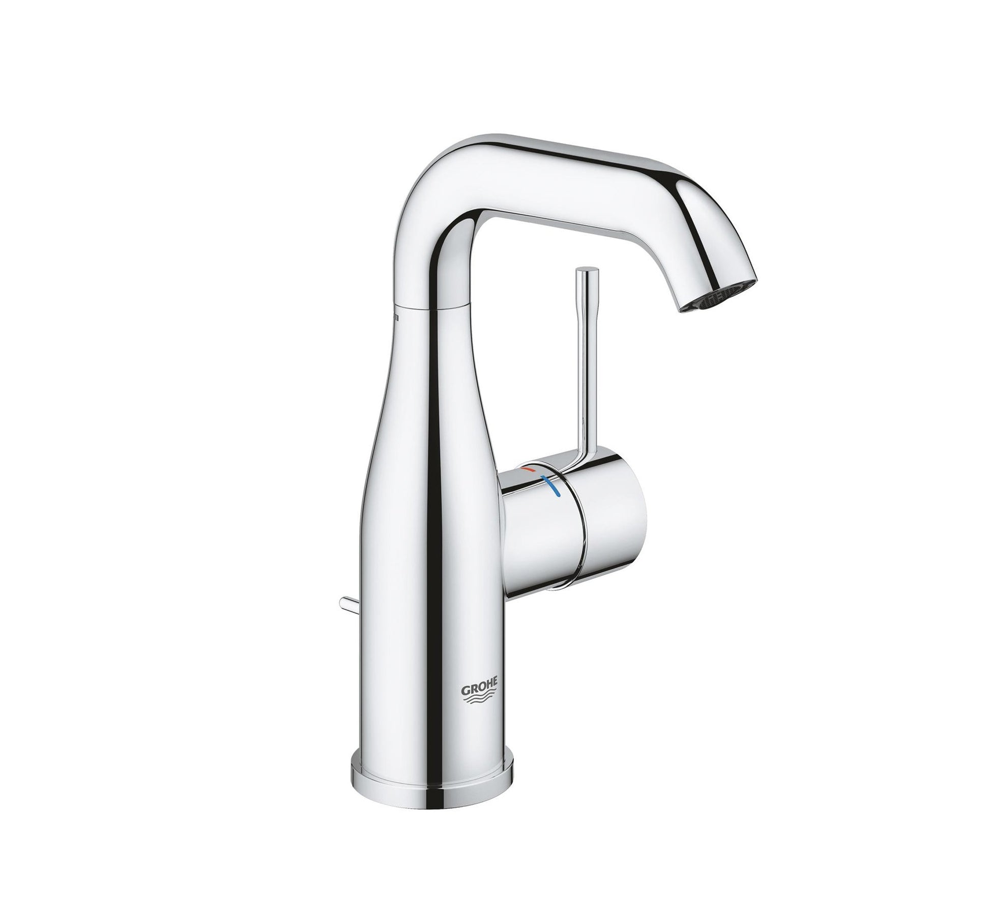 GROHE ESSENCE NEW OHM BASIN MIXER U SPOUT, MEDIUM SIZE - 23462001 - Tadmur Trading