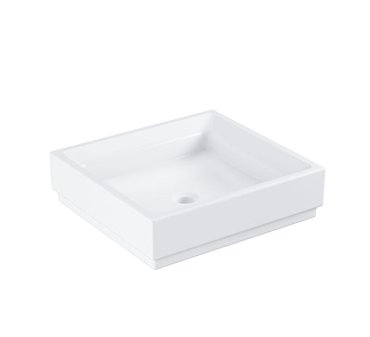 GROHE CUBE CERAMIC VESSEL BASIN 50, 500X490 MM - 3948100H - Tadmur Trading