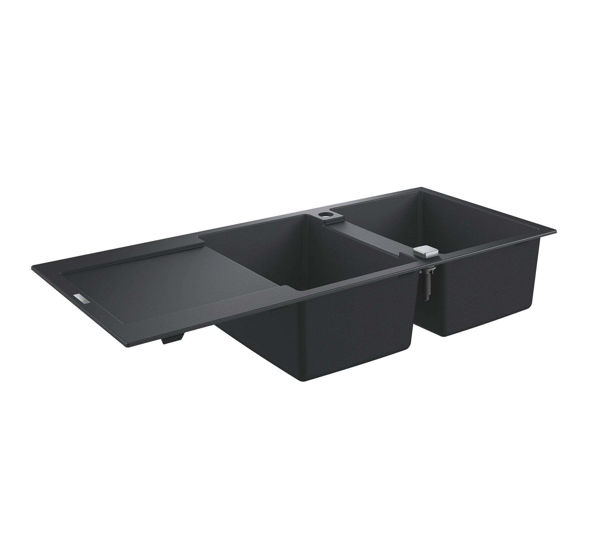 GROHE K500 COMPOSITE SINK 80 C 116/50 2.0 REV GRANITE BLACK - 31647AP0 - Tadmur Trading