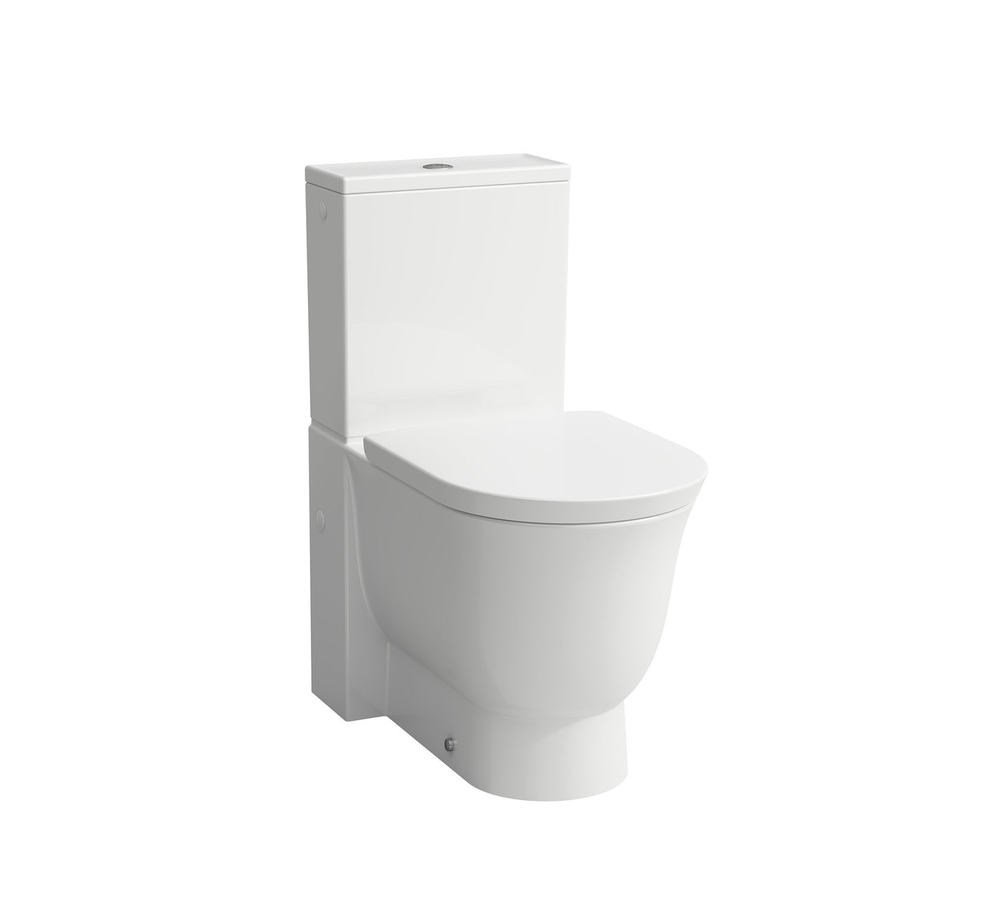 LAUFEN THE NEW CLASSIC FLOORSTANDING WC COMBINATION RIMLESS, WASHDOWN, HORIZONTAL OR VERTICAL OUTLET, BACK-TO- WALL FOR BOTTOM WATER INLET CISTERN WHITE - 8.2485.8.000.231.1 - Tadmur Trading