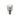 T&M DESIGN CLIC CLAC غطاء سيراميك بدون فتحة تدفق أبيض - CC02BWW