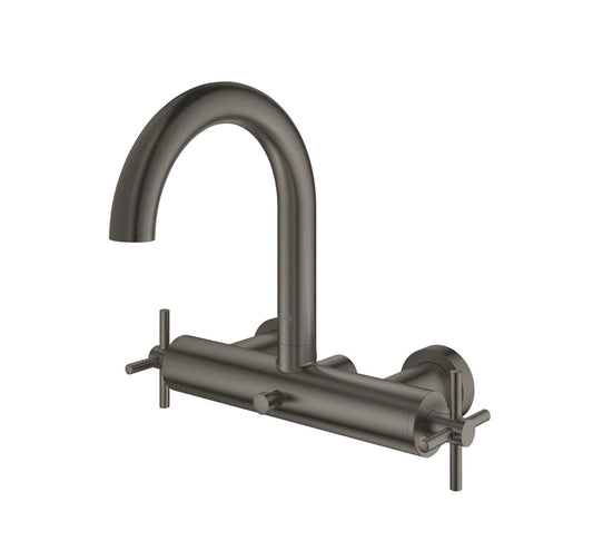 GROHE ATRIO NEW 2 HANDLE BATH MIXER BRUSHED HARD GRAPHITE - 25010AL3