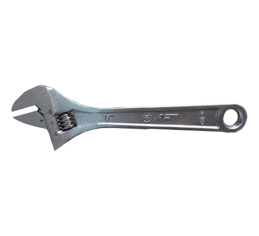 APT ADJUSTABLE WRENCH CR-V CHROME PLATED 150MM DW15180-150