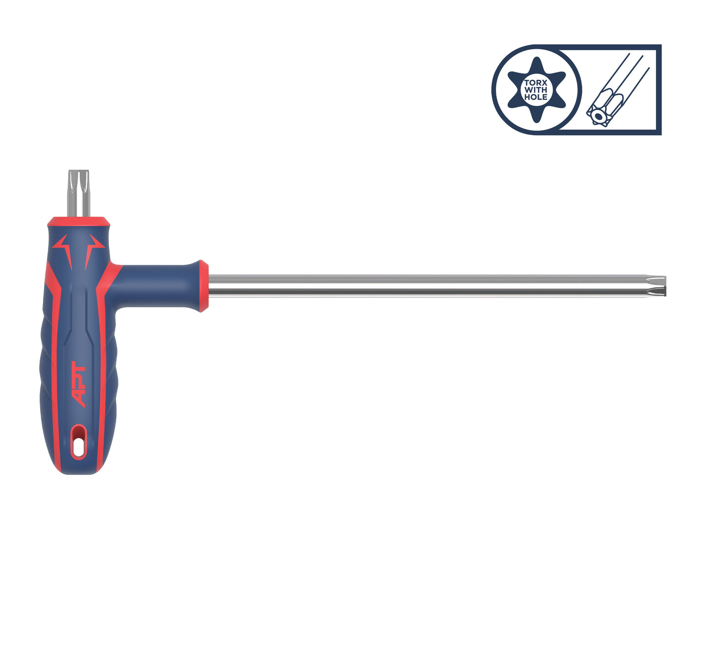 APT ALLEY KEY T-HANDLE 2 توركس جانبي بدون ثقب طويل T40 AH561510-40