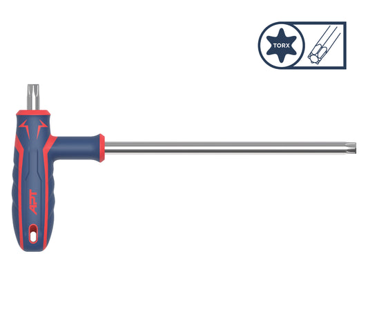 APT ALLEN KEY T-HANDLE 2 SIDE TORX WITH HOLE LONG T30-CRV AH581510- 30