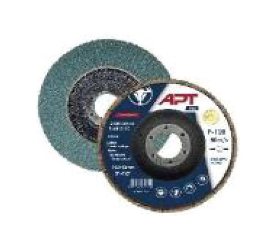 APT ZIRCONIA FLAP DISC TYPE 29 115X22.23MM GRIT 080 INDUSTRIAL 8+1 LAYER 25X20X82 FLAP SIZE XWT ZIRCONIA COTTON DW429108