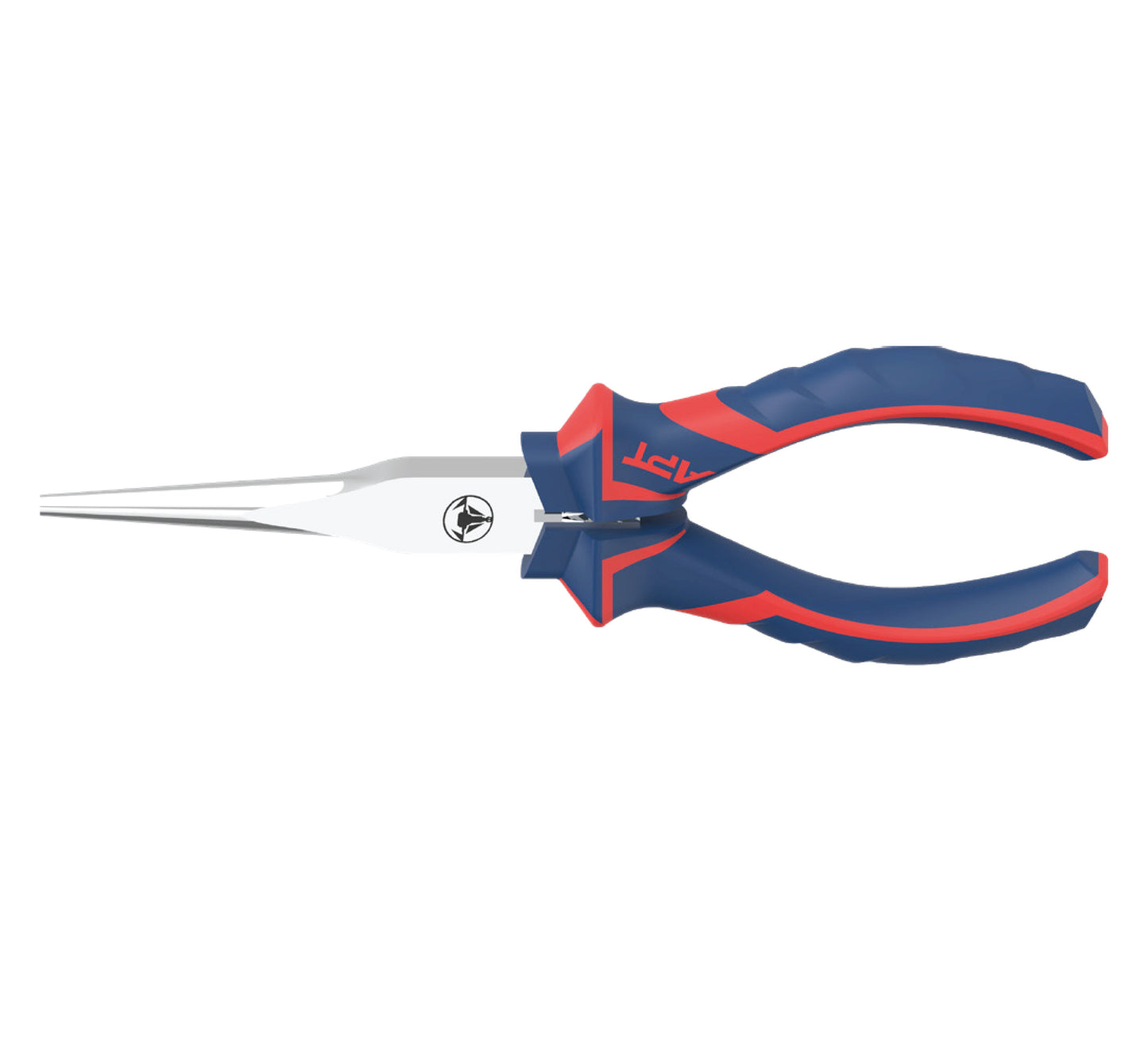 APT MINI LONG NEEDLE NOSE PLIER 6" NEW APT 2 COLOR HANDLE-NEW APT PP CARD WITH RED STRAP- AH1437546-150G