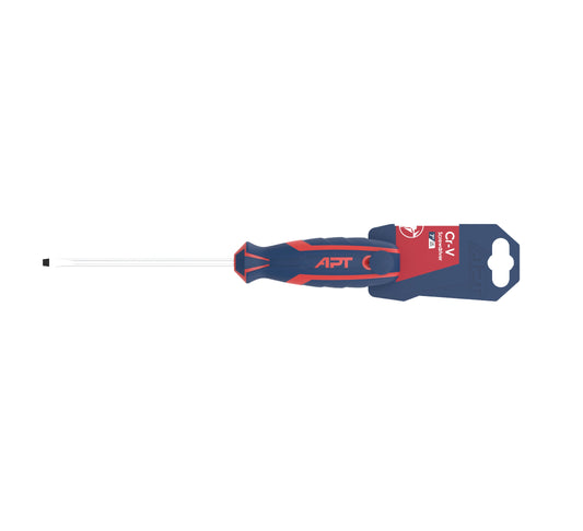 APT SCREW DRIVER NARROW END APT-2 COLOR HANDLE WITH CARD HOLDER SL 3X100 AH1412743-3x100