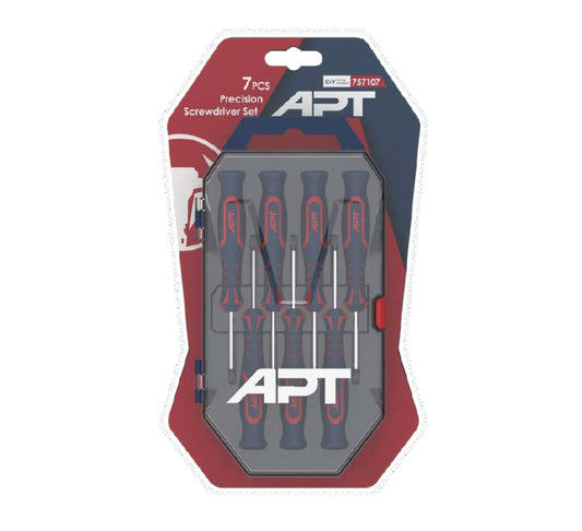 APT PRECISION SCREW DRIVER SET APT-2 COLOR HANDLE 7 PCS 3XSL - 4XPH-756106 AH147078-7A