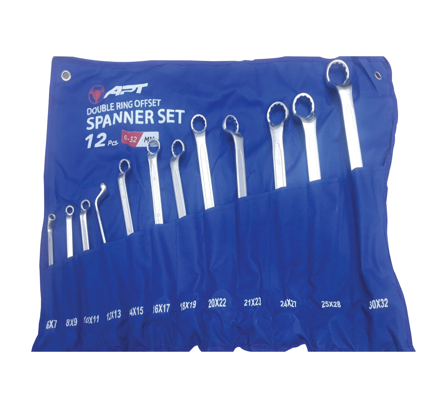 طقم حلقية مزدوجة عميقة APT مطلية بالساتان اللامع CR-V 12 قطعة METRIC CANVAS BAG-6X7,8،9,10X11,12،13,14X15,16،17,18X19,20،22,21X23,24،27,25X28,30،32X201406،12XXNUMX،XNUMXXXNUMX،XNUMXXXNUMX،XNUMXXXNUMX،XNUMXXXNUMX-AHXNUMX-S