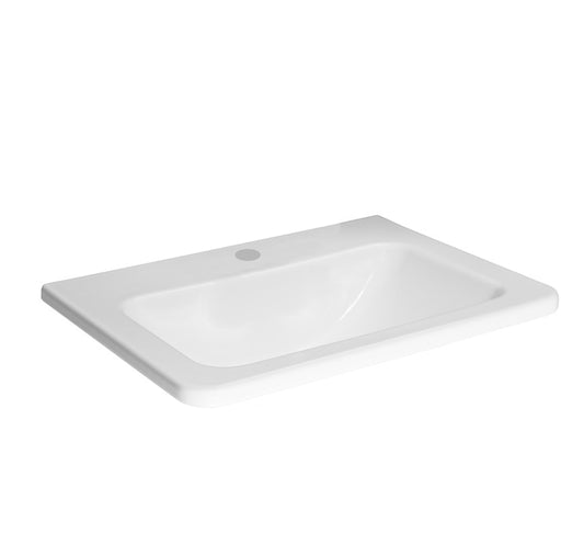 JIKA CUBITO DROP IN WASHBASIN 55X41CM WHITE - 8.1742.2.000.104.1