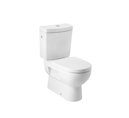 COMBO: JIKA MIO FLOOR STANDING W.C WHITE - 8.2371.6.000.000.1,  JIKA MIO CISTERN WITH BOTTOM WATER INLET WHITE - 8.2771.3.000.242.1 ,LAUFEN MIO UNIVERSAL SEAT AND COVER REMOVABLE, BOTTOM FIX, WITH SLOWCLOSE - 8.9395.8.000.000.1