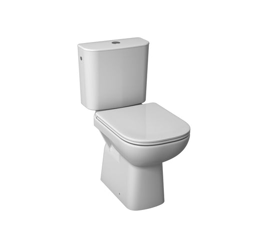 كومبو: JIKA OLYMP DEEP FLOOR WC WC ، WASHDOWN ، بما في ذلك الخزان ، شطف مزدوج ، منفذ عمودي ، خزان مع مدخل مائي سفلي - 8.2661.7.000.281.1 ، مقعد JIKA OLYMP وغطاء أبيض ، SOF8.9361.1.300.063.1 CLOSE - XNUMX