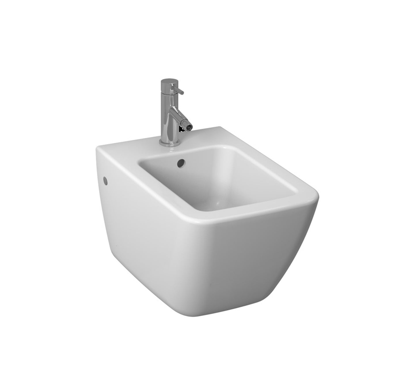JIKA CUBITO PURE BIDET WALL HUNG WITH TAPHOLE AND OVERFLOW - 8.3042.1.000.302.1