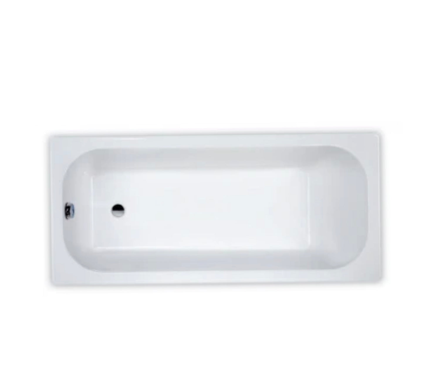 HOESCH PURE ALPHA RECTANGULAR BATHTUB WITH SIDE WASTE HOLE 1700X750X450 MM WHITE ACRYLIC - 5503.010, VIEGA SIMPLEX 6168.2 AUTOMATIC BATH WASTE & OVERFLOW WITHOUT ODOUR TRAP 1 1/2 - PLASTIC PP - 133825