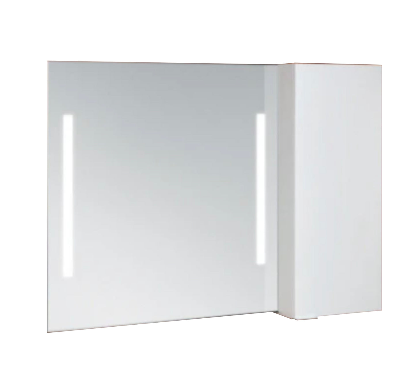 مرآة بإضاءة LED متكاملة 100 × 81 سم IP44 بدون مفتاح - 4.5576.5.173.144.1